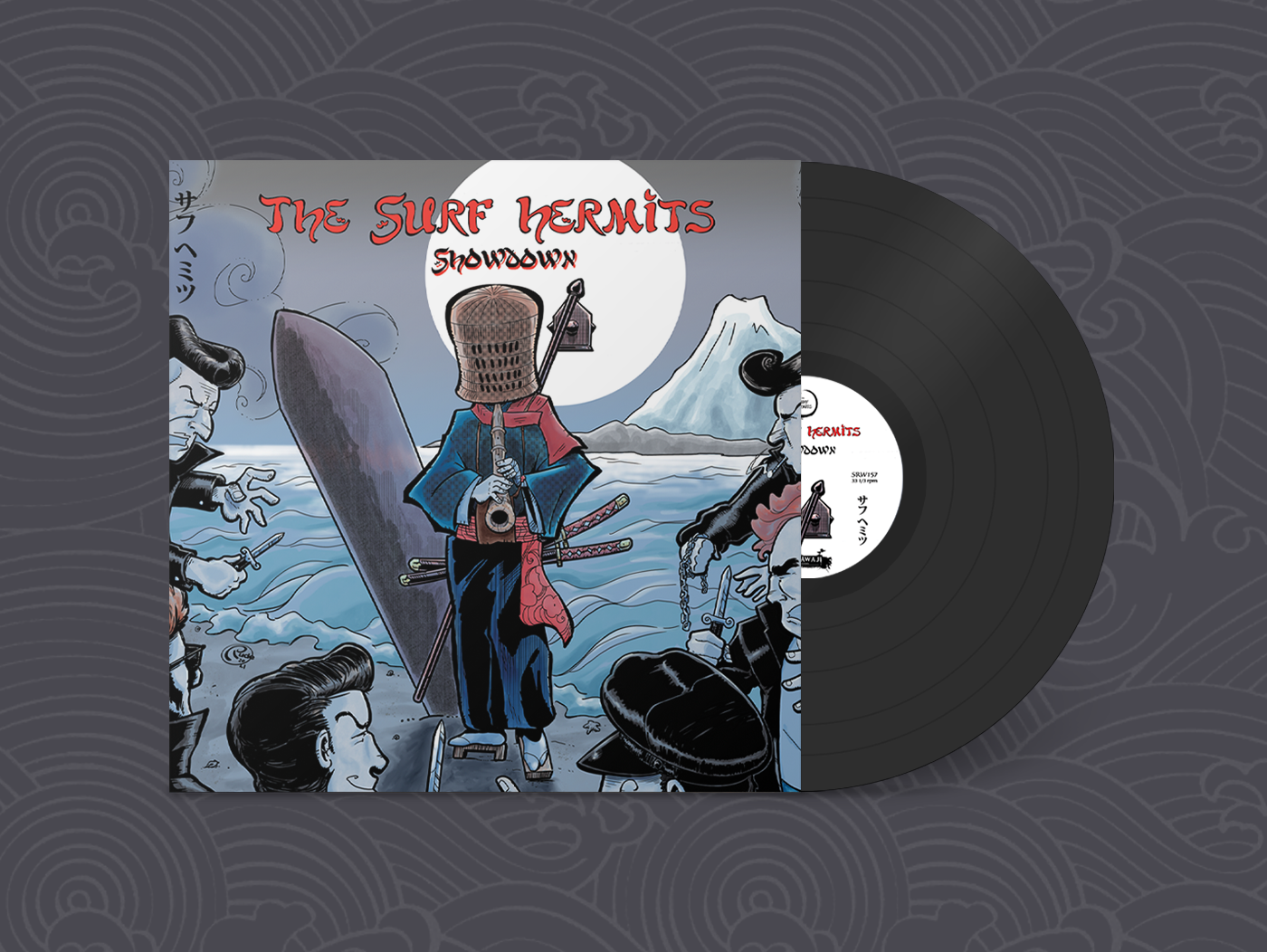 SRW157b_bandcamp_jacket_vinyl_fixed The Surf Hermits - Showdown - SHARAWAJI.COM